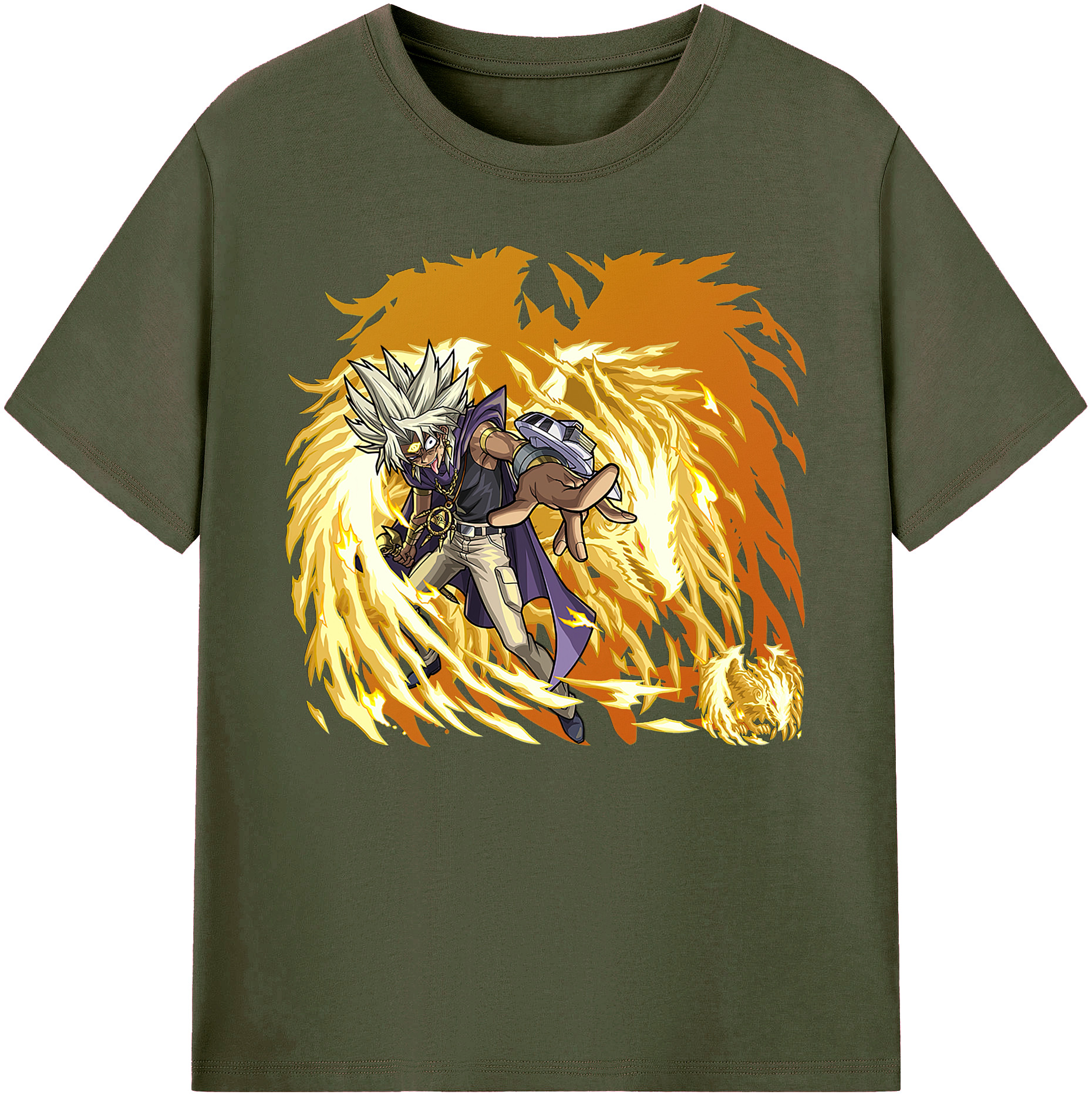 （画像用） 遊☆戯☆王 Yu-Gi-Oh! 綿100％ メンズ半袖Tシャツ｜肌触りやわらか＆通気性